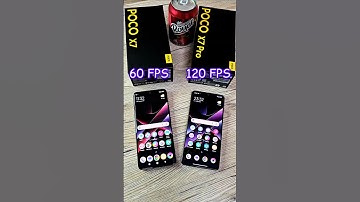 Poco X7 vs X7 Prp PUBG FPS new 2025