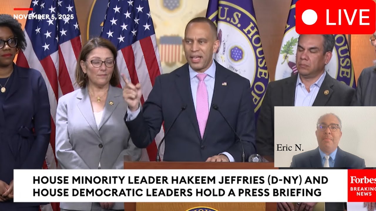 📍Democrats Celebrate 2025 Win Hakeem Jeffries Slams 