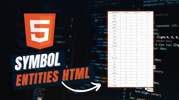 HTML Tutorial #51 - HTML Symbols Entities | Mathematical Symbols, Greek Letters, Currency symbols