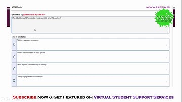 MGT501 QUIZ NO.1 SOLUTION 2019