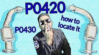 P0420 catalyst system efficiency below threshold bank 1. This how to find BANK 1 or BANK 2