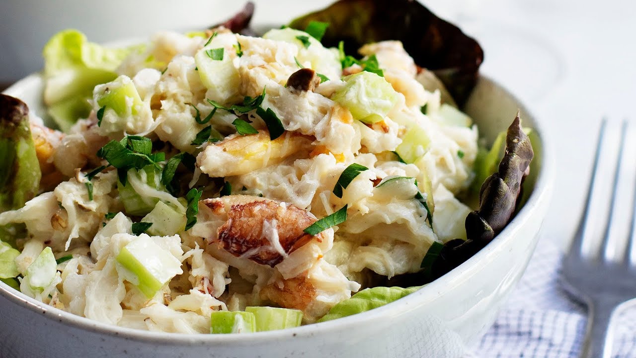 How to Make Delicious Crab Salad YouTube