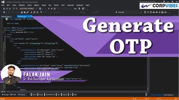 Generate OTP for sending SMS and confirmation in Asp.net C# Tutorial (हिन्दी)