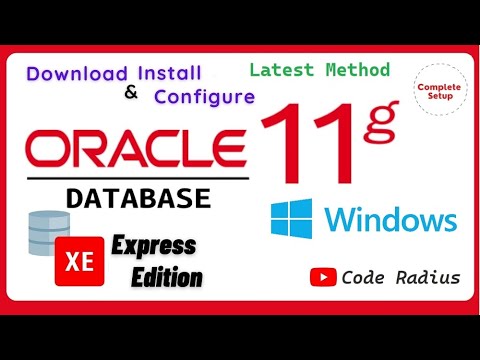 Oracle Database 11g Express Edition Installation on Windows in 2022 ...