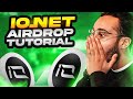 Ionet airdrop tutorial free solana ecosystem airdrops