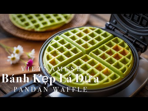 Pandan Waffle Recipe Easy