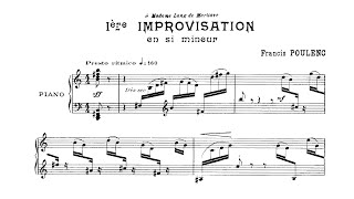 Francis Poulenc  15 Improvisations [With score]