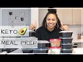 KETO MEAL PREP FOR BEGINNERS | EASY & DELICIOUS!!!