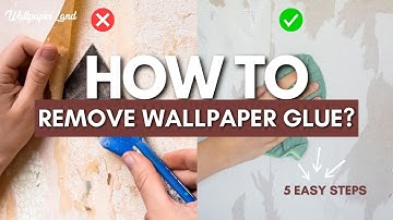 How to Remove Wallpaper Glue in 5 Simple Steps | Wallpaper Land