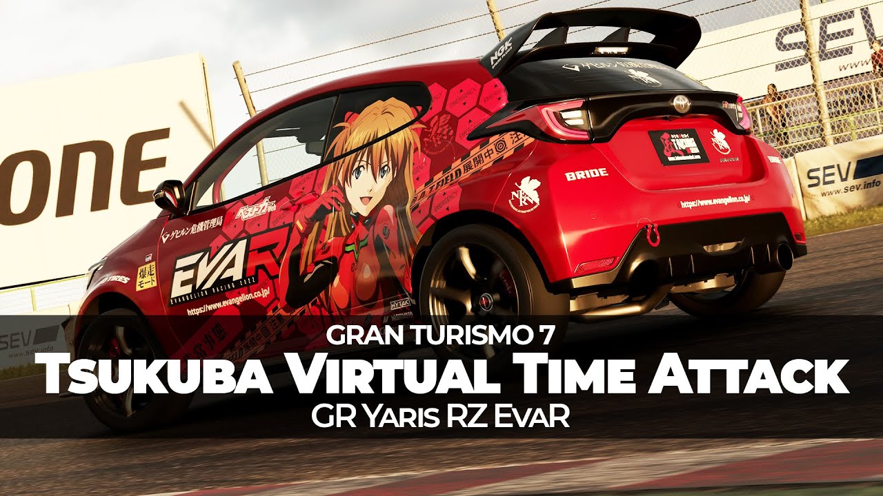 Gran Turismo 7 | Tsukuba Virtual Time Attack - GR Yaris RZ Eva-R - YouTube