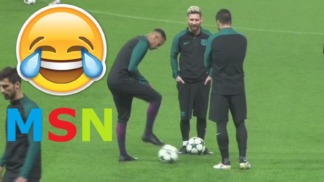 MESSI, NEYMAR & SUAREZ | MOMENTOS DIVERTIDOS | FUNNY MOMENTS
