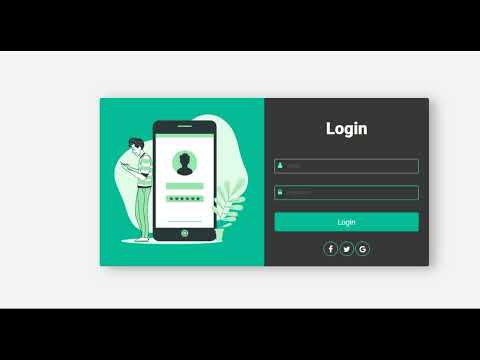 Responsive Login Form | Responsive form Using CSS Flex box | How to create responsive login page css