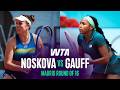 Linda Noskova vs. Coco Gauff | 2026 Madrid Round of 16 | WTA Match Highlights