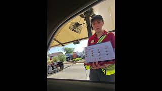 Reverse rizz through chick fil a drive thru