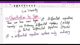 Lec 1 - Introduction to ODE