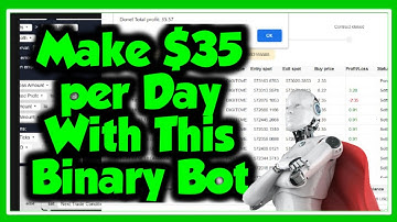 Make $35 Per Day With This Binary Bot 🔥SMART MARTINGALE HIGH WIN RATE🔥