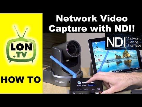 NDI : Capture Video Over Your Network with Free Software!