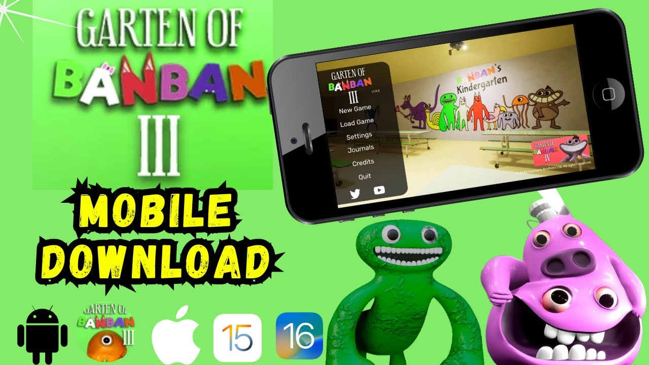 Garten of Banban 3 Mobile APK: How to Play on Android - Garten of