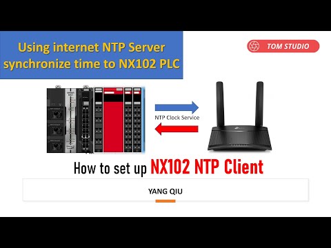 How to set up NTP Client on NX102 PLC, and synchronize time to internet NTP server