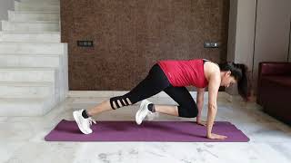 Bhagyashree Homeworkouts Cardio Core & Legs
