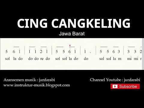 Not Angka Cing Cangkeling - Lagu Daerah Tradisional Nusantara Indonesia - Doremifasol