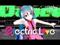 【MMD-PV】エレクトリック・ラブ[Ver.2.2]（2015年末版，Lat式初音ミク，60fps・1440p・2K，カメラモーション配布）
