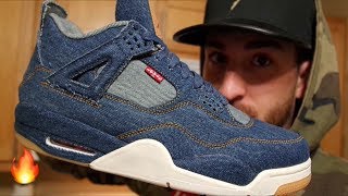 WOW!!!JORDAN 4(LEVI’S)ONE OF THE MOST LIMITED JORDANS EVER!!!REVIEW+UNBOXING!!!