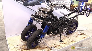 2019 Yamaha Niken 3 Wheel Leaning Bike Frame and Suspension Walkaround - 2018 AIMExpo