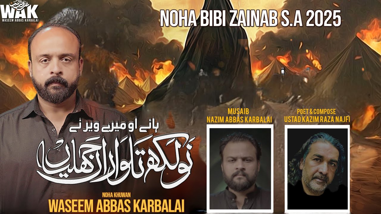 NO LAKH TALWARAAN JHALIYAN | NEW NOHA 2025 | WASEEM ABBAS KARBALAI | NAZIM ABBAS KARBALAI 