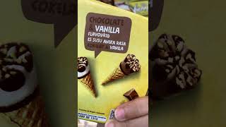 Cornetto Minichocolate Vanilla Flavouredes Susu Aneka Rasa Cokelat & Vanila