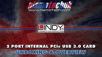 Lindy 2 Port Internal PCIe USB 3.0 Card {Unboxing & Overview}