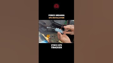 Force Urbania GPS Installation 🔒 | #shorts #shortvideo #gpstracker