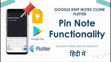 [HINDI] #14 Making Pin Note Functionality In Our App || Google Keep Notes Clone Flutter