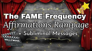 Manifest FAME🤩Abundace Frequency Affirmations (+Subliminal Messages) For Artists & Creators!✨ #fame 