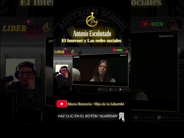 Antonio Escohotado El Internet 🌐 y Las redes sociales🛜