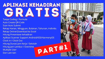 Aplikasi Kehadiran Gratis Untuk Sekolah dan Perkantoran Tanpa Coding | Part1