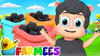 new baa baa black sheep song nursery rhymes kids songs animal cartoon farmees