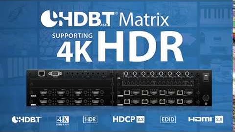 New - Blustream 4K HDBaseT Matrix supporting HDR