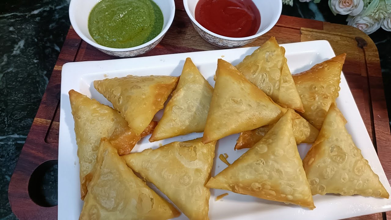 Crunchy Chicken Samosa/Easy Snacks for Ramadan