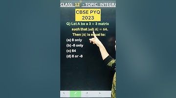 #cbsepyq2023 #CBSE2025 #maths #cbsepyq2024 #determinantsclass12th  class12 #class12mathspaper
