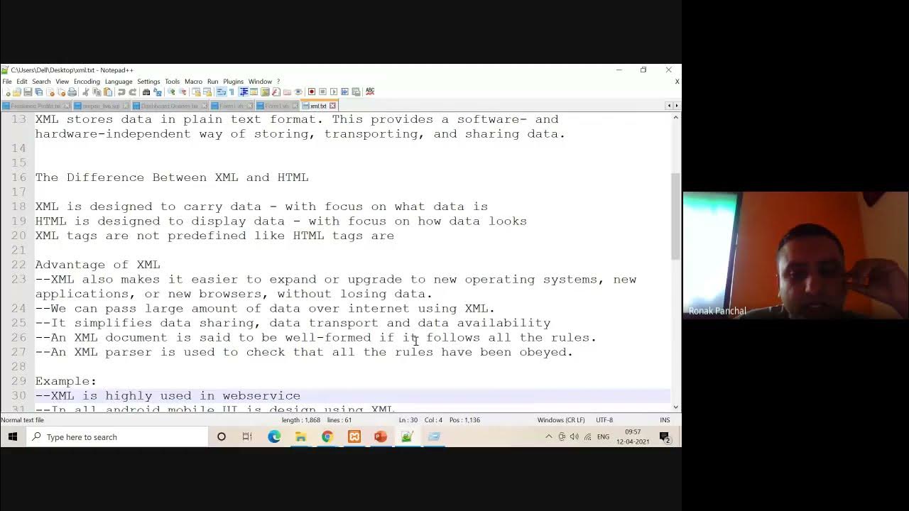 What is XML and How to Create XML file in Notepad | Difference XML vs ...