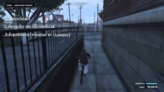 GTAV Tutorial Bmx nivel Basico (Caballito, Stopie INFINITO, Cangurito y Grindar)