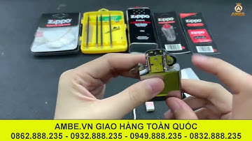 Cách thay bông, bấc (tim), đá cho bật lửa (hộp quẹt) Zippo USA chuẩn nhất