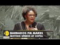 COP26 summit: 'We do not want dreaded death sentence,' says Barbados PM Mia Amor Mottley