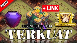 TOP 7 BASE TH14 TROPHY LEGEND TERKUAT WITH LINK - [Clash of Clans]