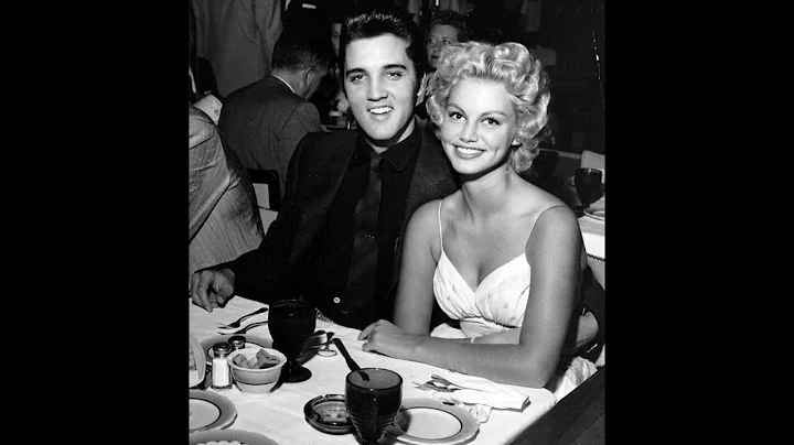 Elvis and Sandy Preston at the Sahara Hotel in Las...