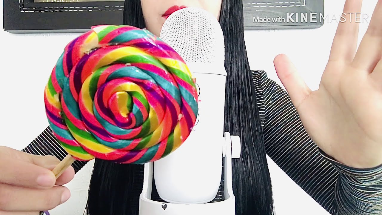 ASMR CON UNA PALETA🍭