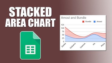 How to insert stacked area chart in google sheets