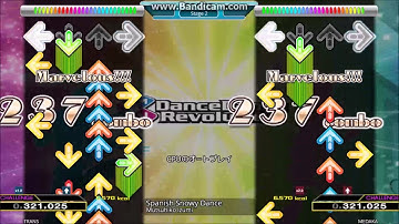 【DDR A】Spanish Snowy Dance [SINGLE CHALLENGE] 譜面確認+クラップ付