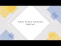 Adobe XD basic tutorial for beginners | Handson Practice